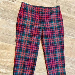 J-crew super cute plaid capri pants